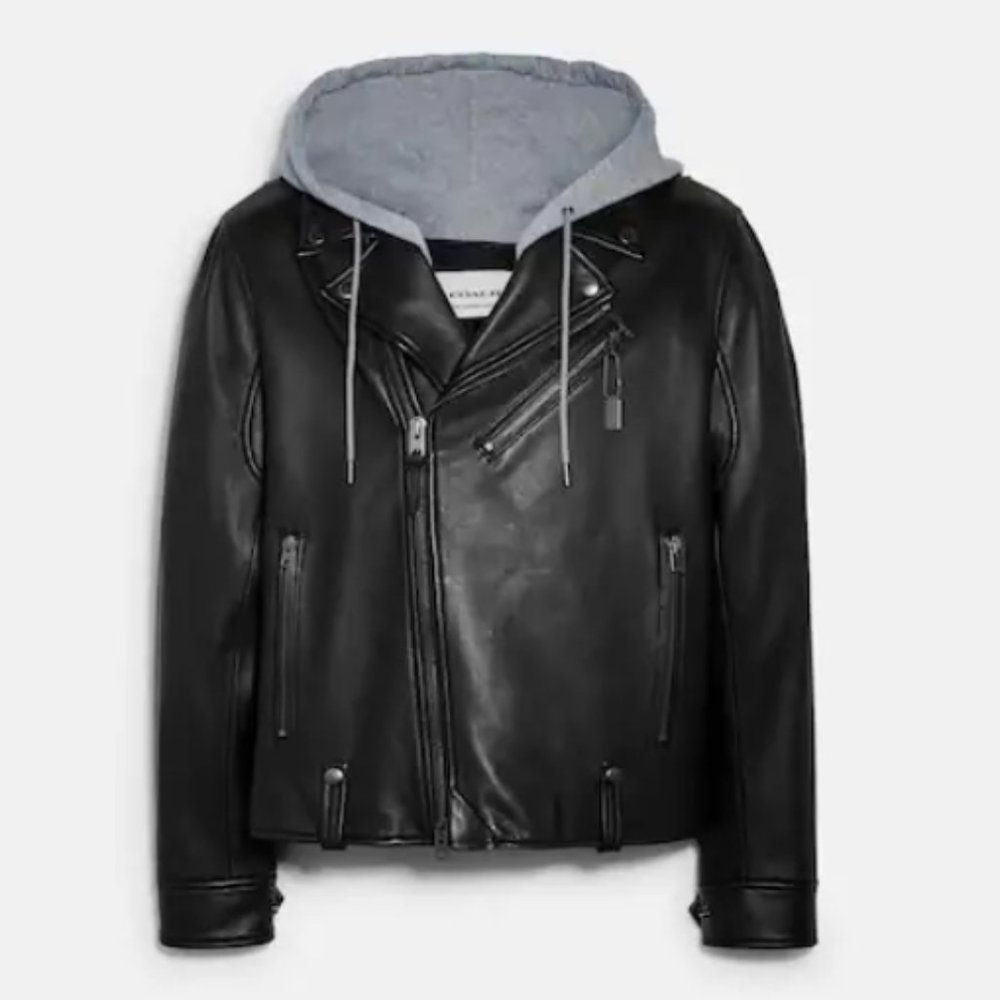 Coach Leather Moto Jacket New W/Tag